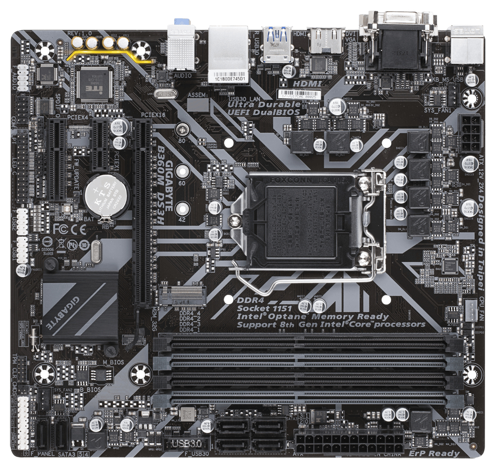 GIGABYTE B360M DS3H – image 2