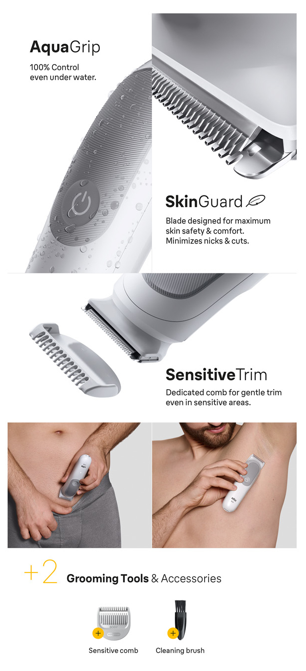Braun Series 5 BG5500 Grey, White – image 4