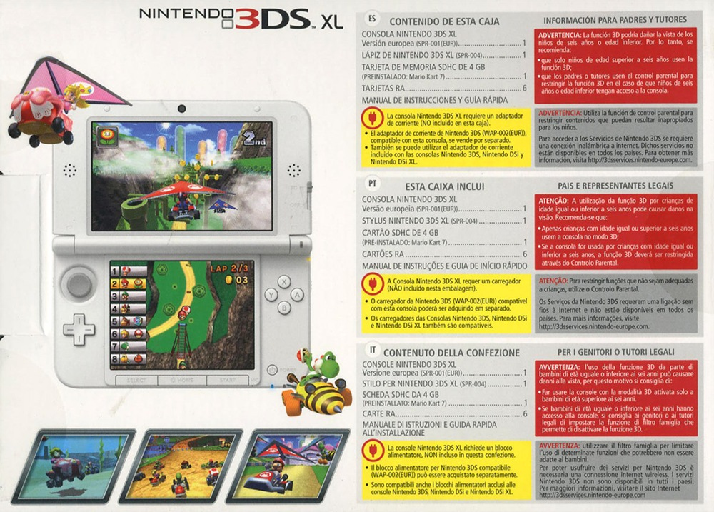 Nintendo Console 3ds Xl Bianca + Mk 7 – image 2