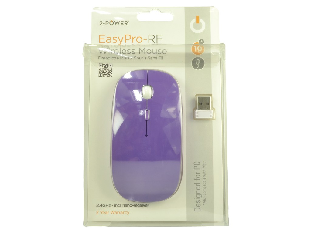 2-Power Sleek 2.4GHz USB Wireless Optical Mouse – image 2