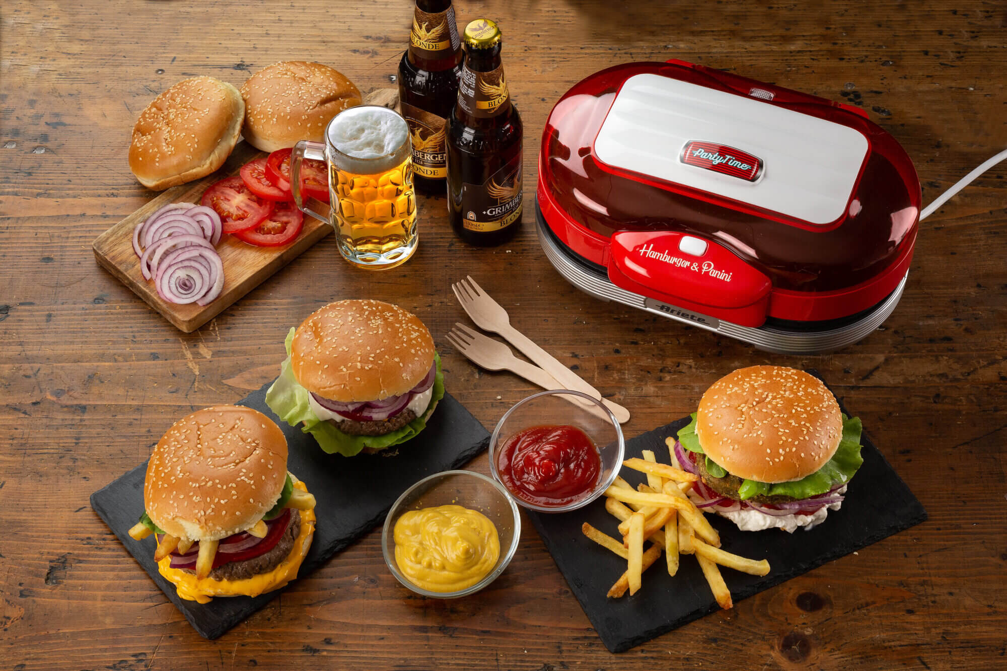 Ariete 205 Hamburger Maker Party Time, Hamburger making machine – image 2