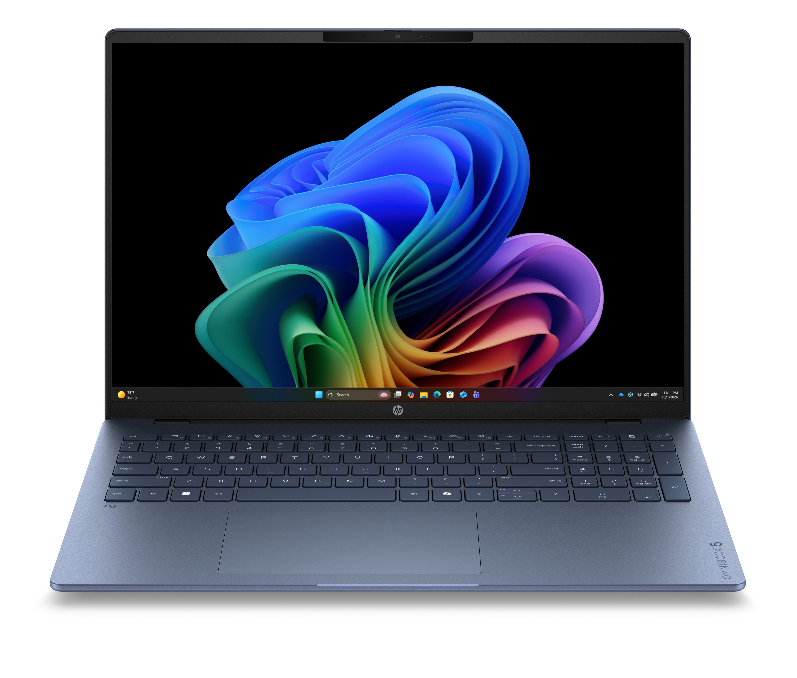 Portátil - HP OmniBook5 Next Gen AI 16-bm0004ns Copilot+ PC, 16" 2K OLED, Intel® Core™ Ultra 7 355 49 TOPS, 32GB RAM, 1TB SSD, W11 Home, Sin cargador
