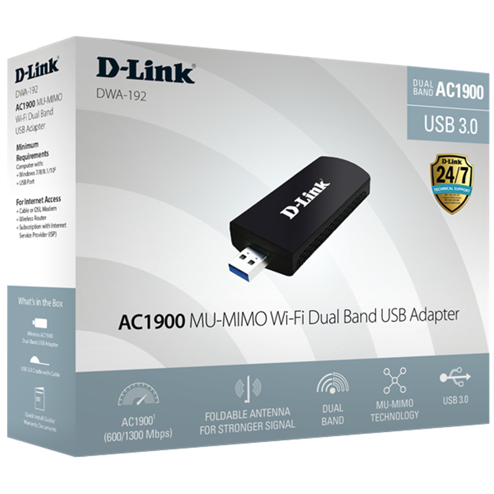 D-Link DWA-192/DSAU WLAN 1900 Mbit/s – image 3