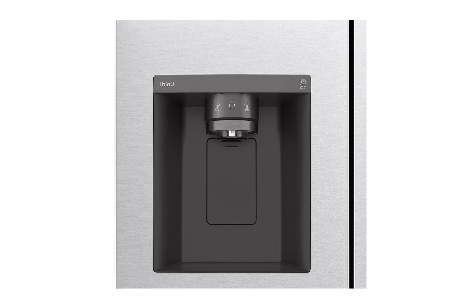 LG GSJV80BSLF side-by-side refrigerator Freestanding – image 6