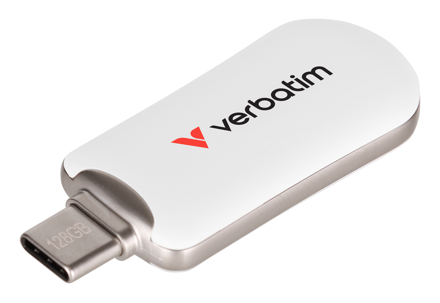 Verbatim Plectra USB-C Flash Drive White – image 2