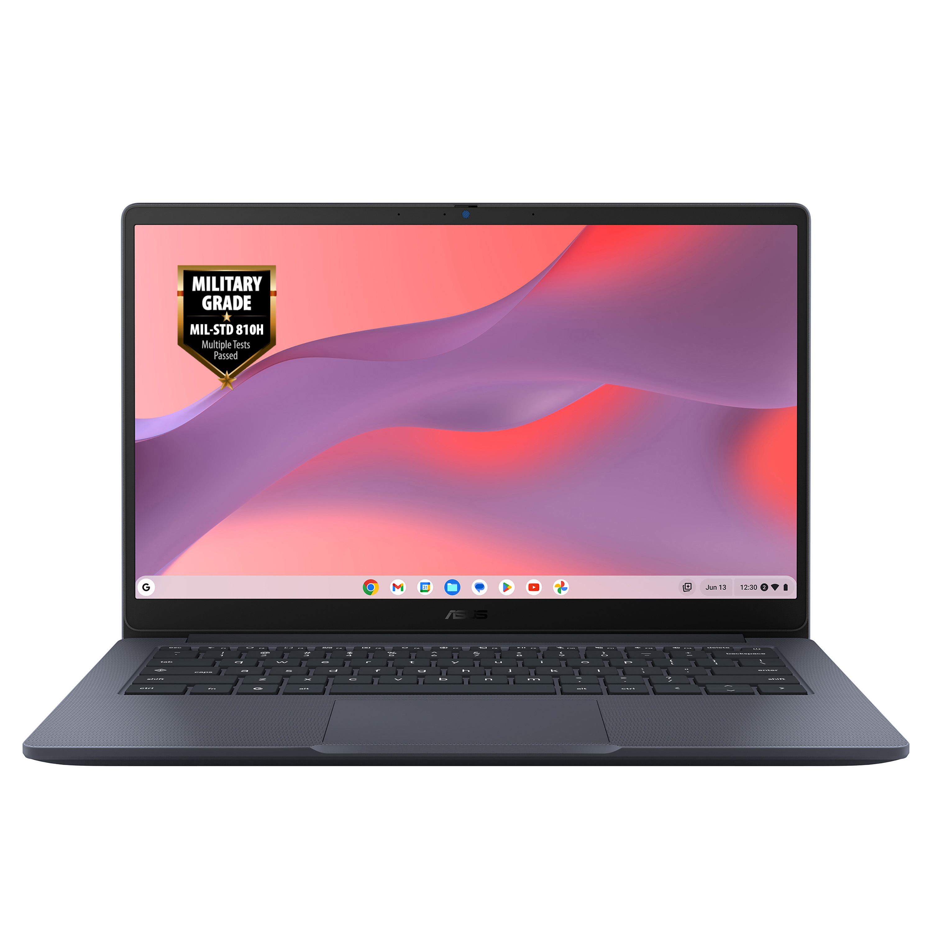 ASUS Chromebook CB14 CB1405CTA-S60654 - 180-degree hinge design - Intel N-series - N50 / up to 3.4 GHz - Chrome OS - UHD Graphics - 8 GB RAM - 64 GB eMMC - 14" 1920 x 1080 (Full HD) - Wi-Fi 6, Bluetooth - quiet blue - with 1 year ASUS ZenCare