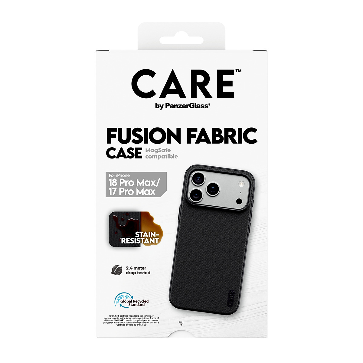 PanzerGlass CARE™ by PanzerGlass® Fusion Fabric Case Black w. MagSafe iPhone 18 Pro Max | 17 Pro Max – image 5