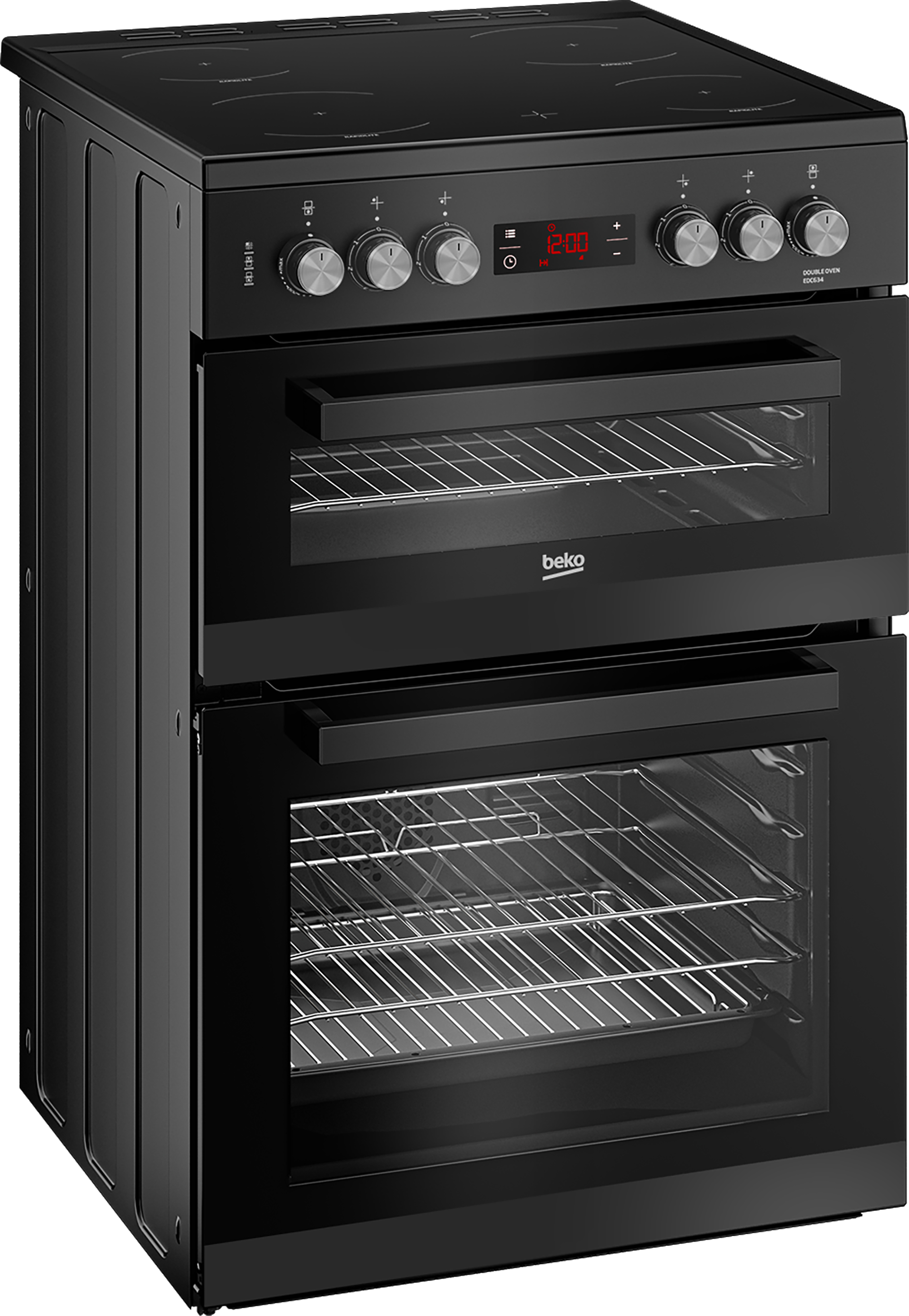 Beko EDC634K 60cm Double Oven Electric Cooker – image 2