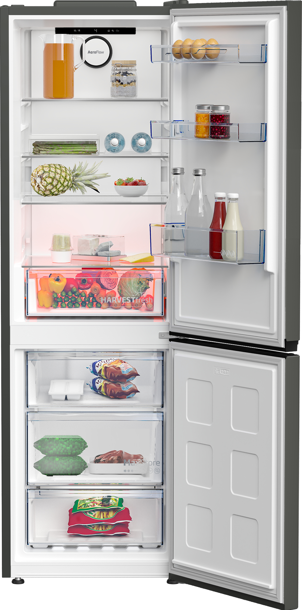 Beko B5RCNE365HG fridge-freezer Freestanding – image 4