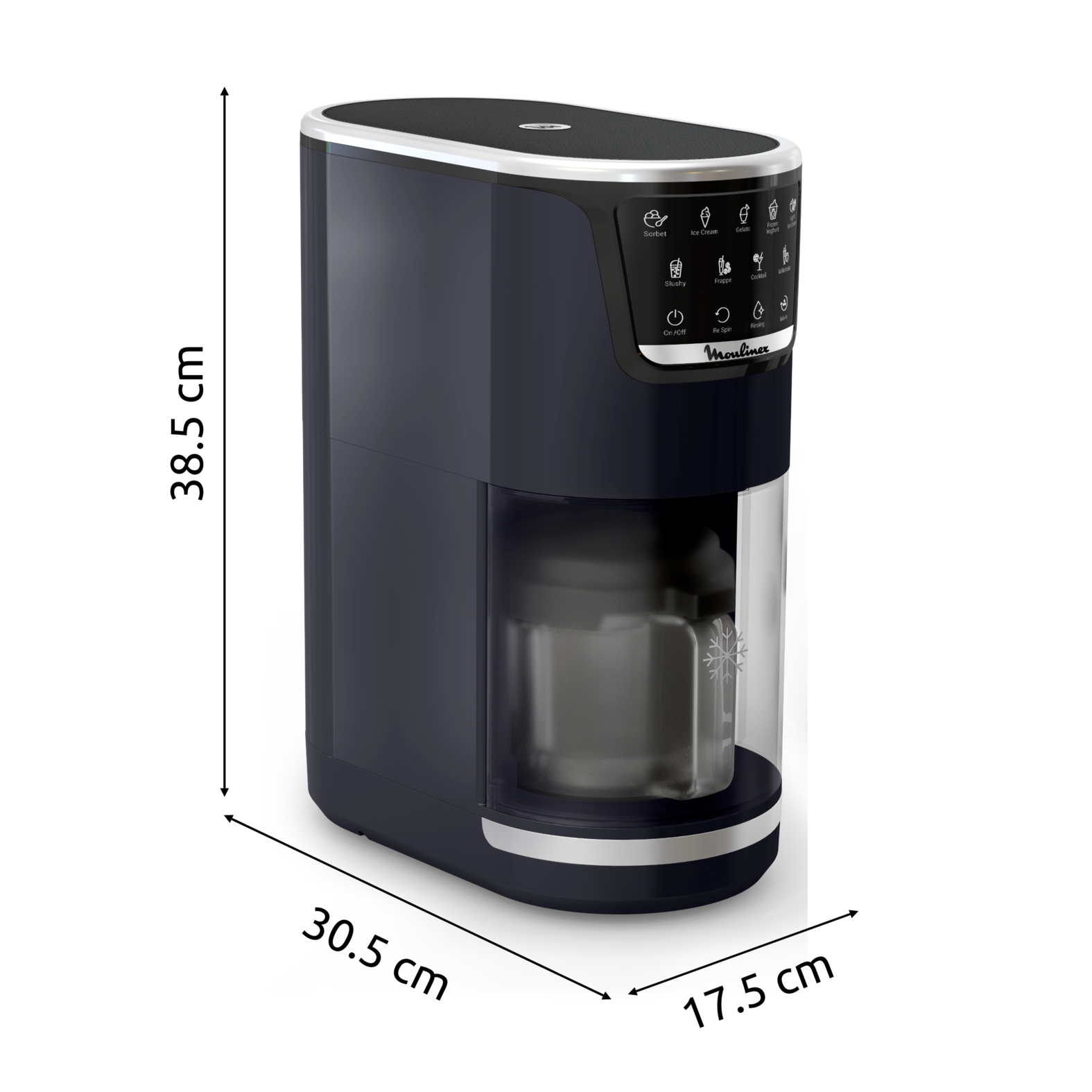 Moulinex Dolci MJ6038F0 ice cream maker Traditional ice cream maker Black – image 3