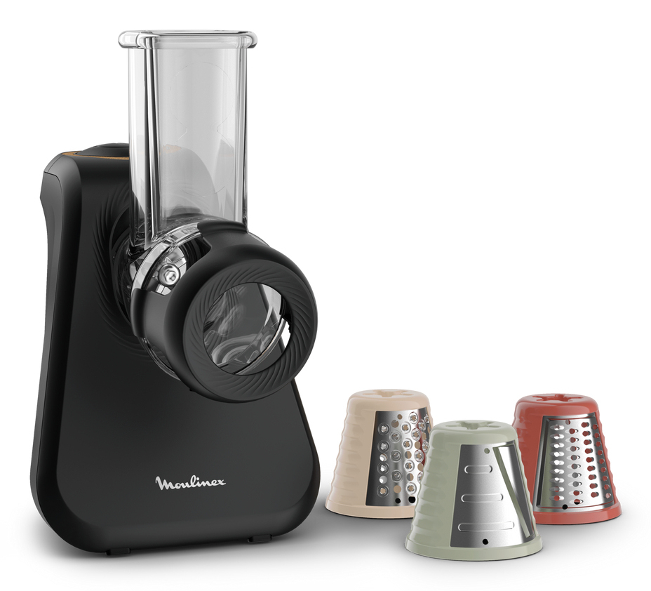Moulinex DJ77EN10 electric grater/spiralizer Plastic Black – image 1