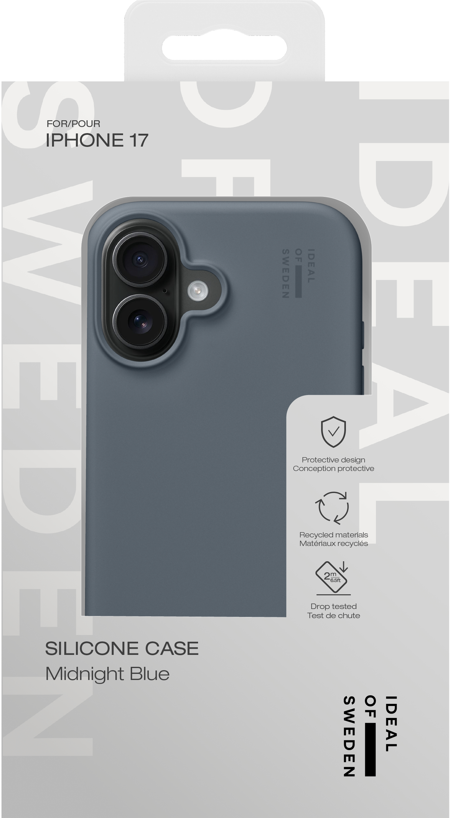iDeal of Sweden Silicone Case iPhone 17 Midnight Blue – image 4