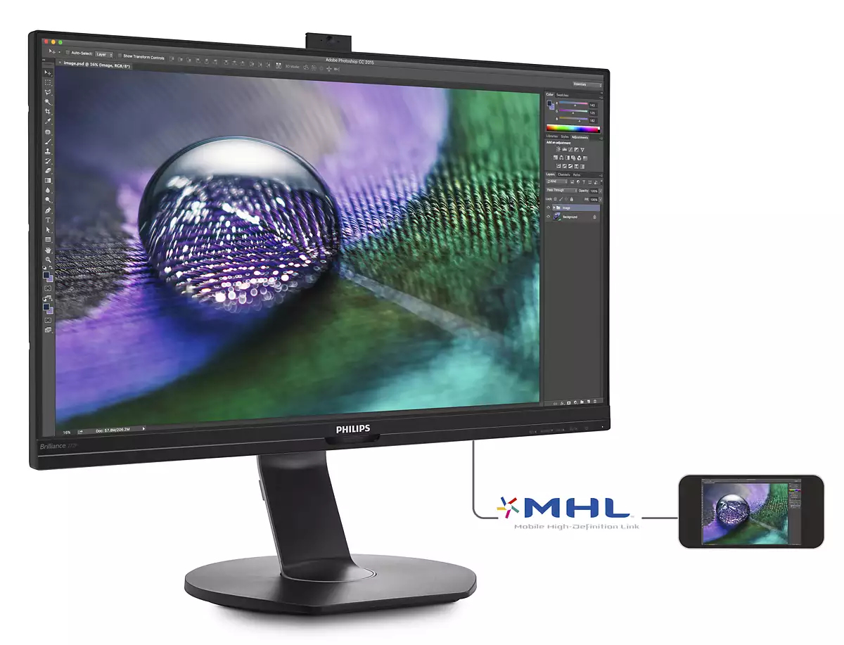 Philips P Line 4K UHD LCD monitor with PowerSensor 272P7VPTKEB/00 – image 3