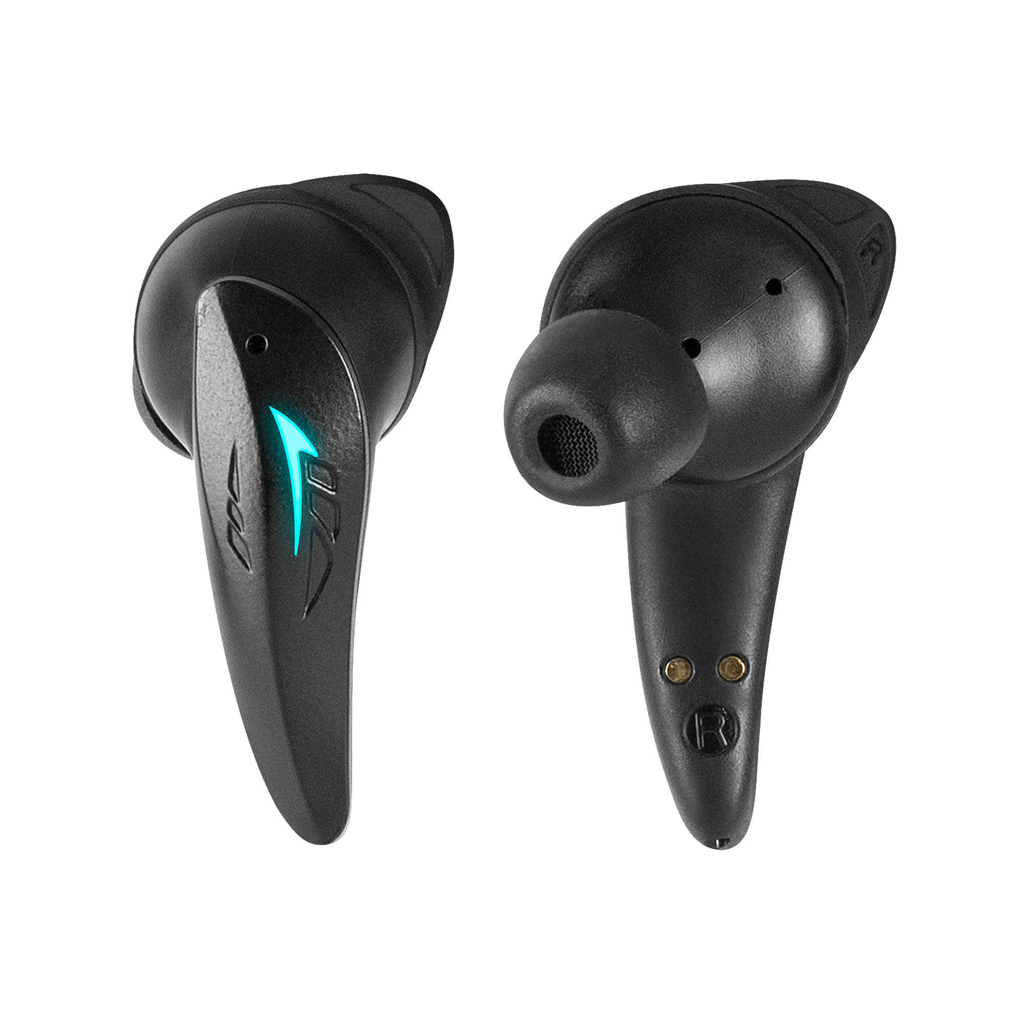 Mars Gaming MHI-ULTRA Black Wireless Headset TWS RGB Flow Bluetooth 5.3 Triple Noise Cancellation 24H Battery – image 2