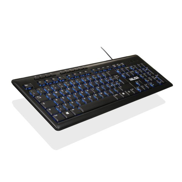 Nilox KL10 keyboard Universal USB QWERTY Italian Black – image 1