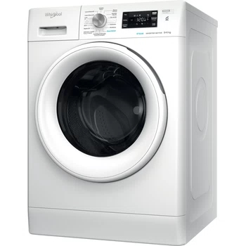 Whirlpool FFWDB 864349 WV SPT стирально-сушильная машина Отдельно стоящий Фронтальная загрузка Белый