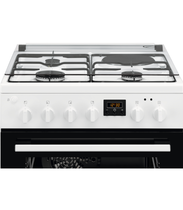 Electrolux LKM624011W Freestanding cooker Electric Gas Black, White – image 3