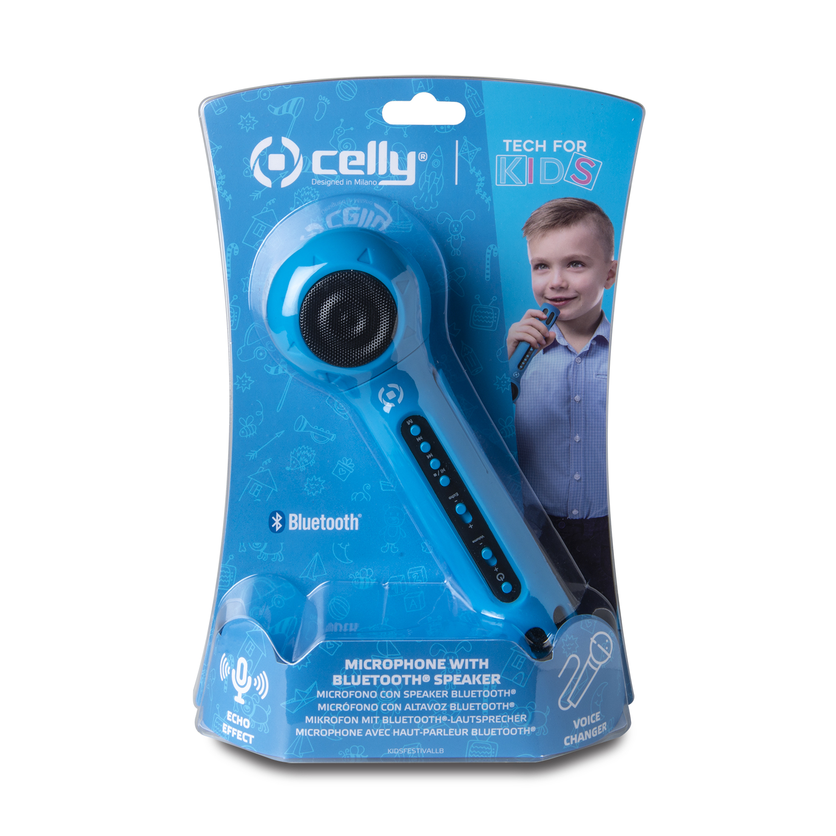 Celly Festival Blue Karaoke microphone – image 5