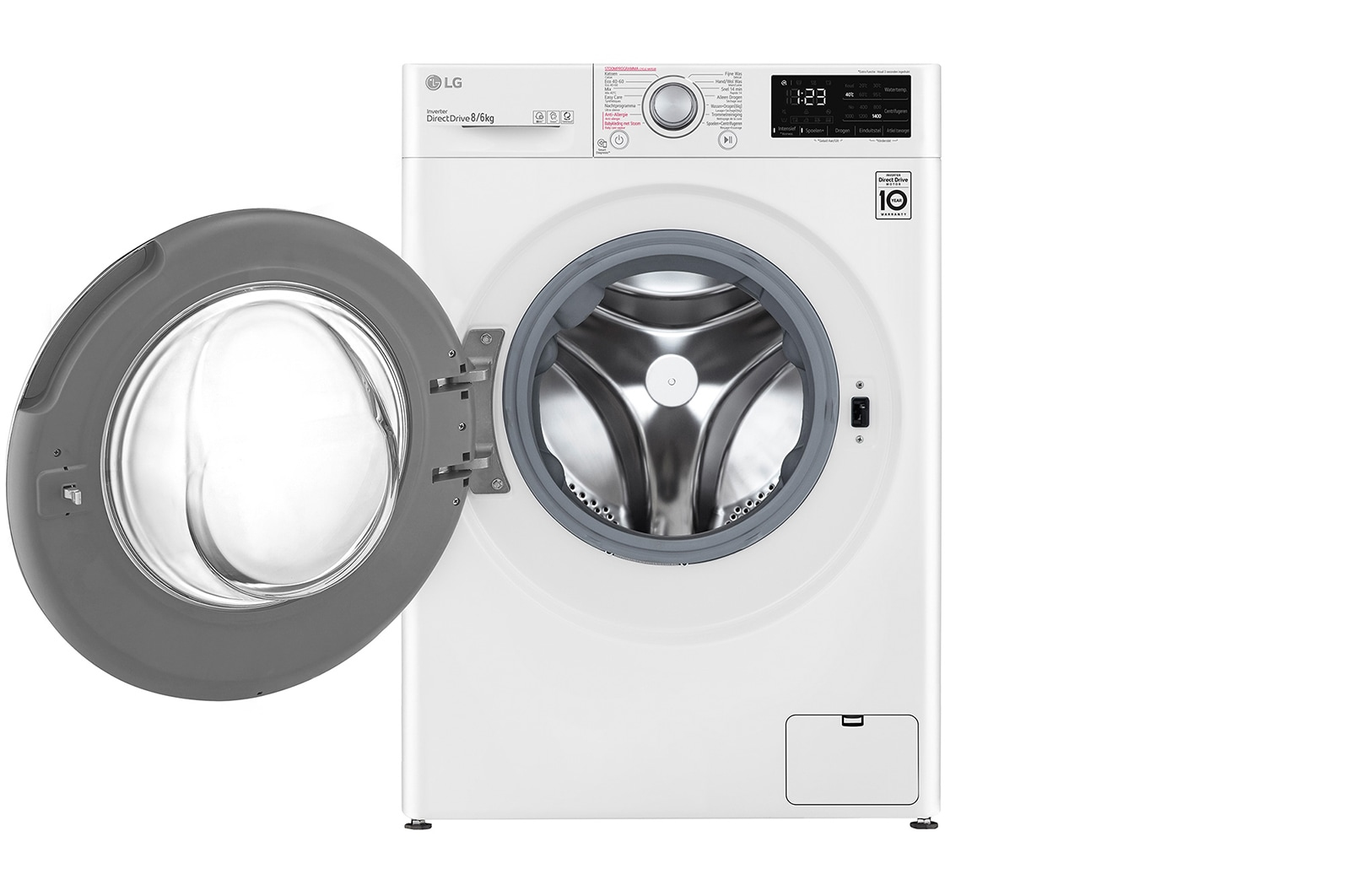 LG F4DV308S1E washer dryer Freestanding Front-load White – image 2