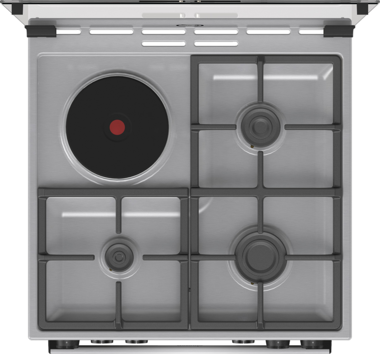 Gorenje GK6C61XC cooker Freestanding cooker Electric Combi Black, Silver – image 7