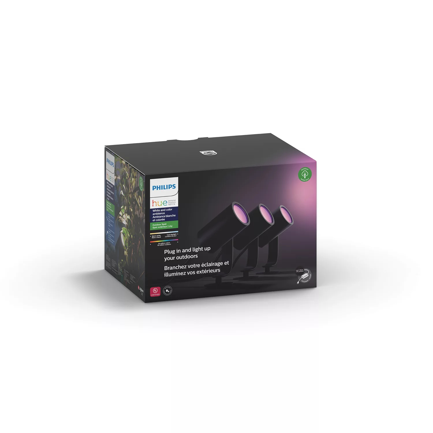 Philips by Signify Philips Hue White and colour ambience Lily Outdoor spot light – image 5