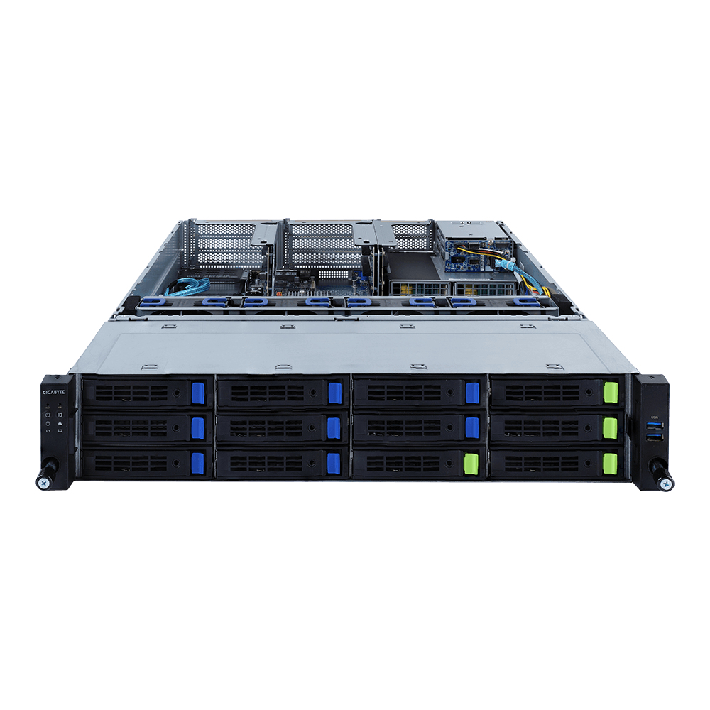 GIGABYTE R282-3C0 Intel C621A LGA 4189 Rack (2U) Black – image 2
