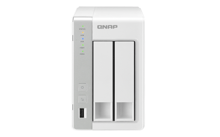 QNAP TS-220 + 1X ST3000VX000 NAS/storage server Tower Marvell 0.5 GB DDR3 3 TB QNAP Turbo System White