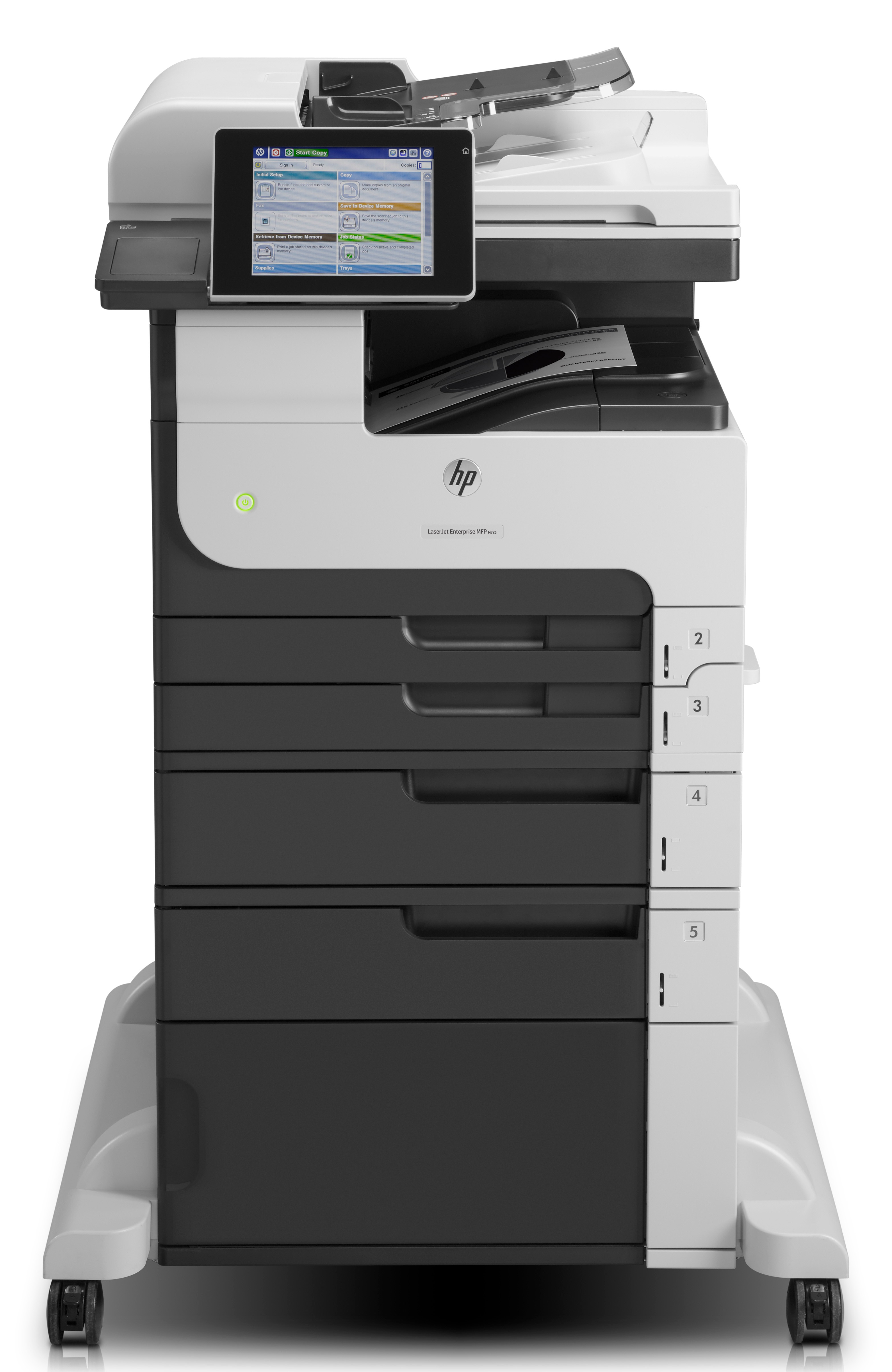HP LaserJet Enterprise MFP M725f A3 Mono Printer 41ppm 500GB CF067A#BGJ