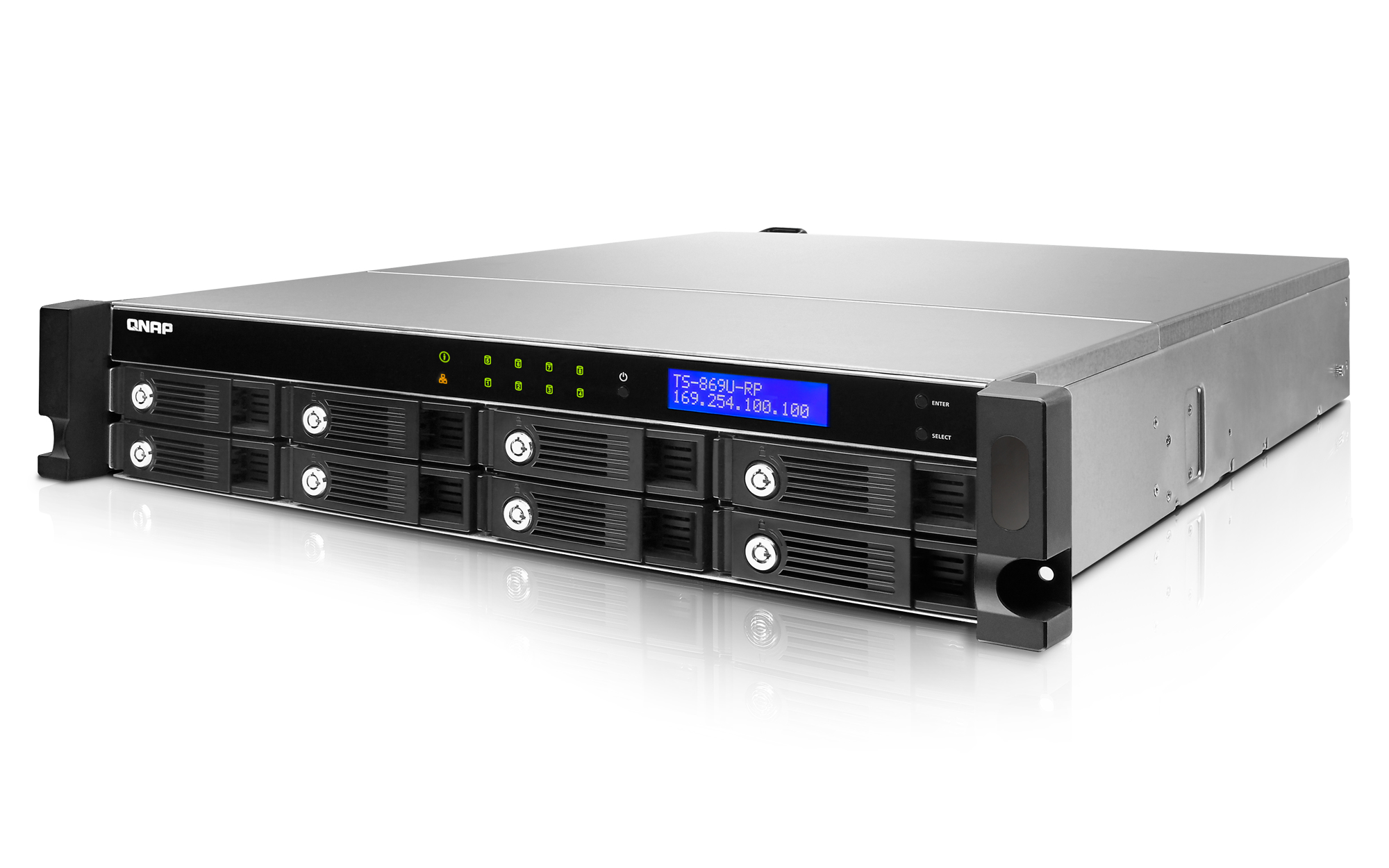 QNAP TS-869U-RP NAS/storage server Rack (2U) Intel Atom® D2700 – image 7