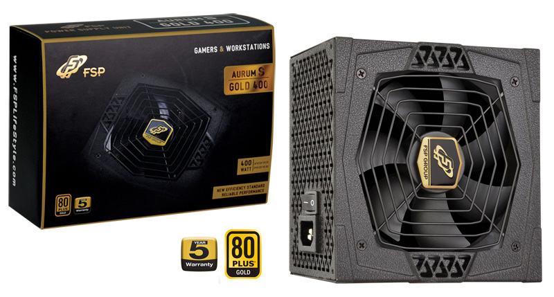 FSP Aurum S 400 power supply unit 400 W 24-pin ATX ATX Black image 4