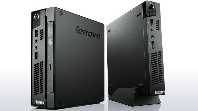 Lenovo ThinkCentre M72e Intel Pentium G G2020T 4 GB DDR3-SDRAM 320 GB HDD Windows 7 Professional USFF PC Black image 8