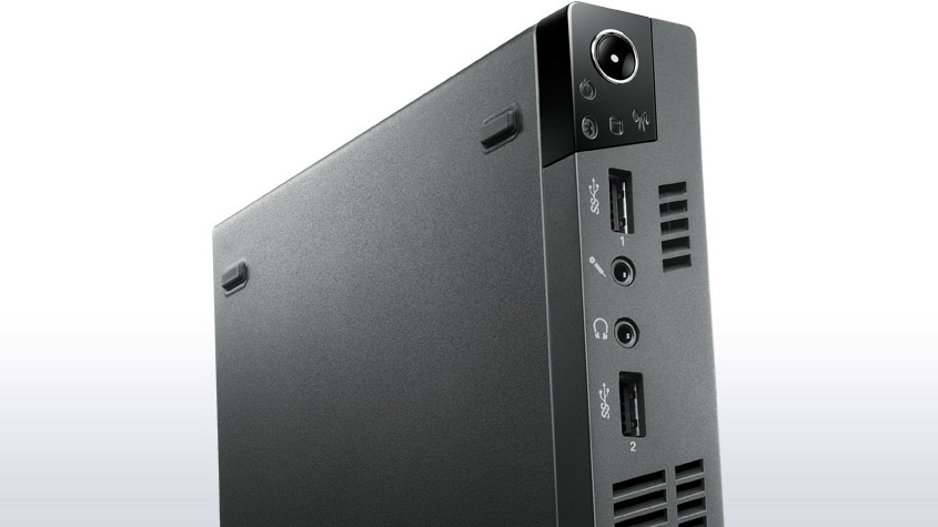 Lenovo ThinkCentre M72e Intel Pentium G G2020T 4 GB DDR3-SDRAM 320 GB HDD Windows 7 Professional USFF PC Black image 10