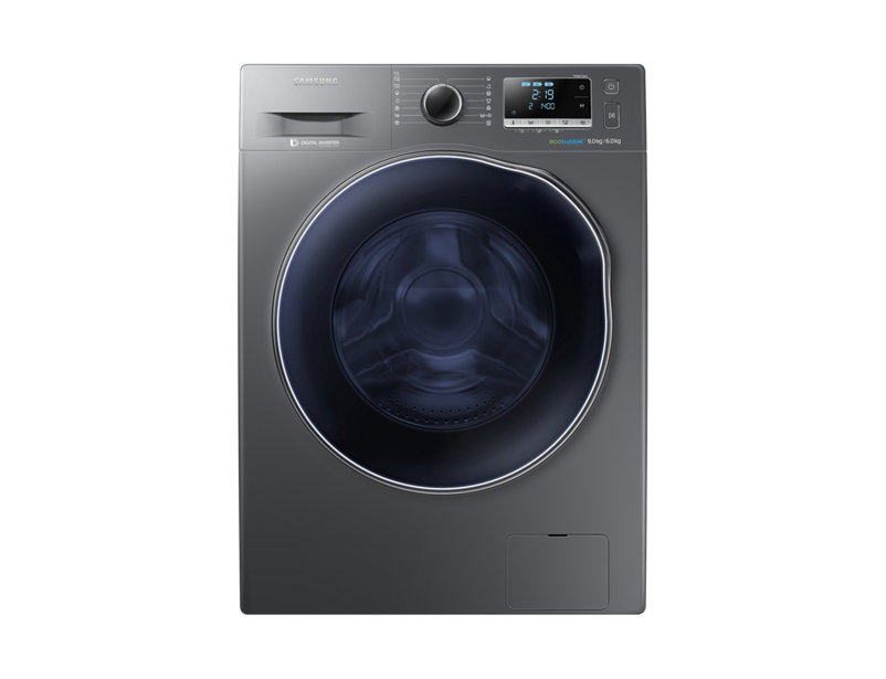 Samsung WD90J6400AX washer dryer Freestanding Front-load Stainless steel