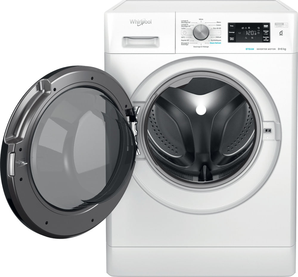 Whirlpool EFFWDB864349BVFR washer dryer Freestanding Front-load White – image 3