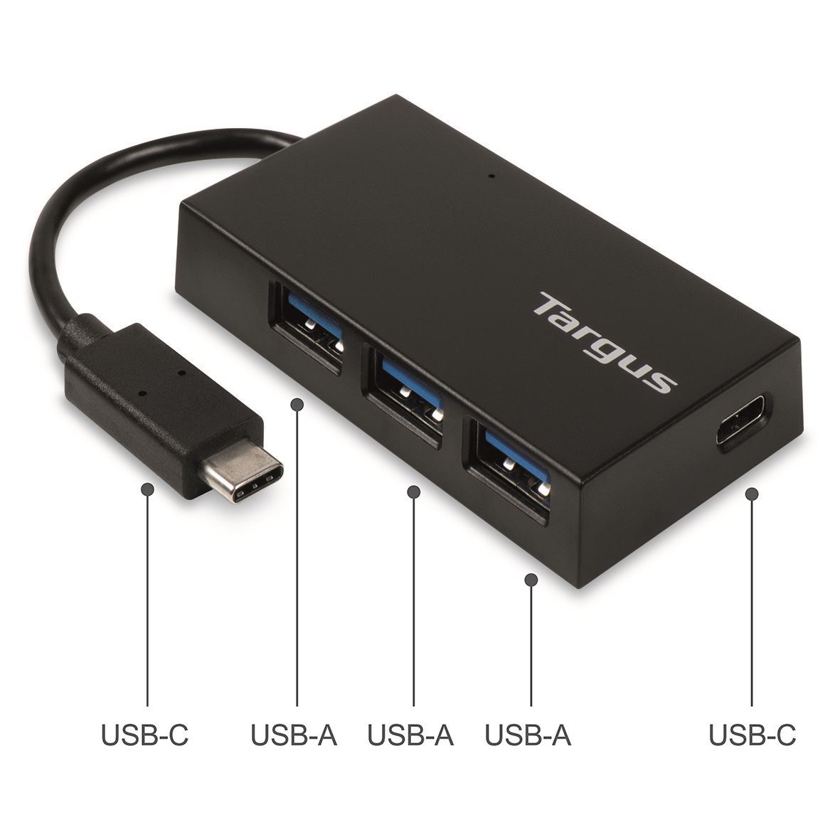 Targus ACH922EUZ interface hub USB 3.2 Gen 1 (3.1 Gen 1) Type-C 5000 Mbit/s Black – image 5