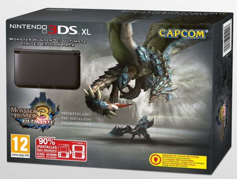 Nintendo 3DS XL - Monster Hunter 3 Ultmate Limited Edition Pack — vue 1 sur 1