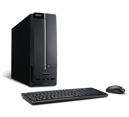 Acer Aspire C600 Intel® Celeron® G550 2 GB DDR3-SDRAM 500 GB HDD FreeDOS PC Black image 3