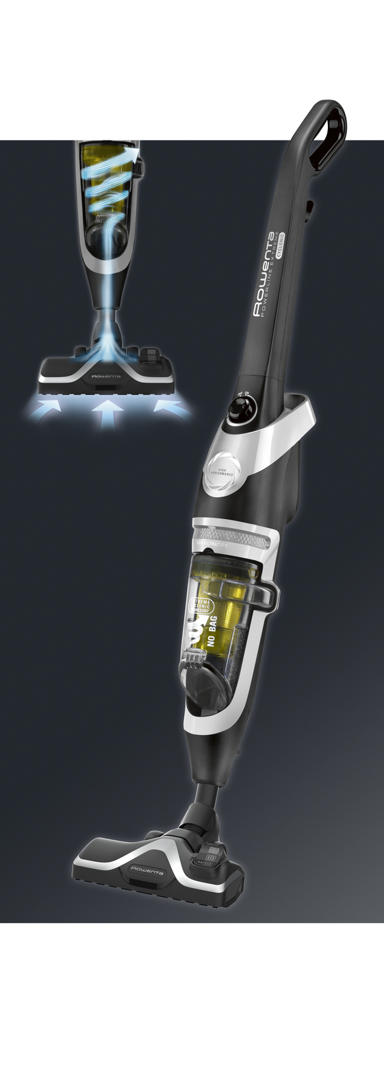 Rowenta Powerline Extreme RH8165 Stick vacuum AC Dry Cyclonic Bagless – image 3