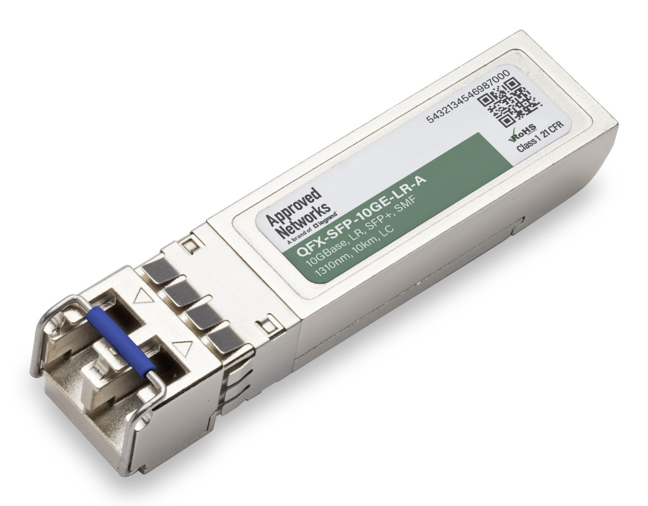 Legrand QFX-SFP-10GE-LR-A network transceiver module Fiber optic 11100 Mbit/s SFP+ 1310 nm
