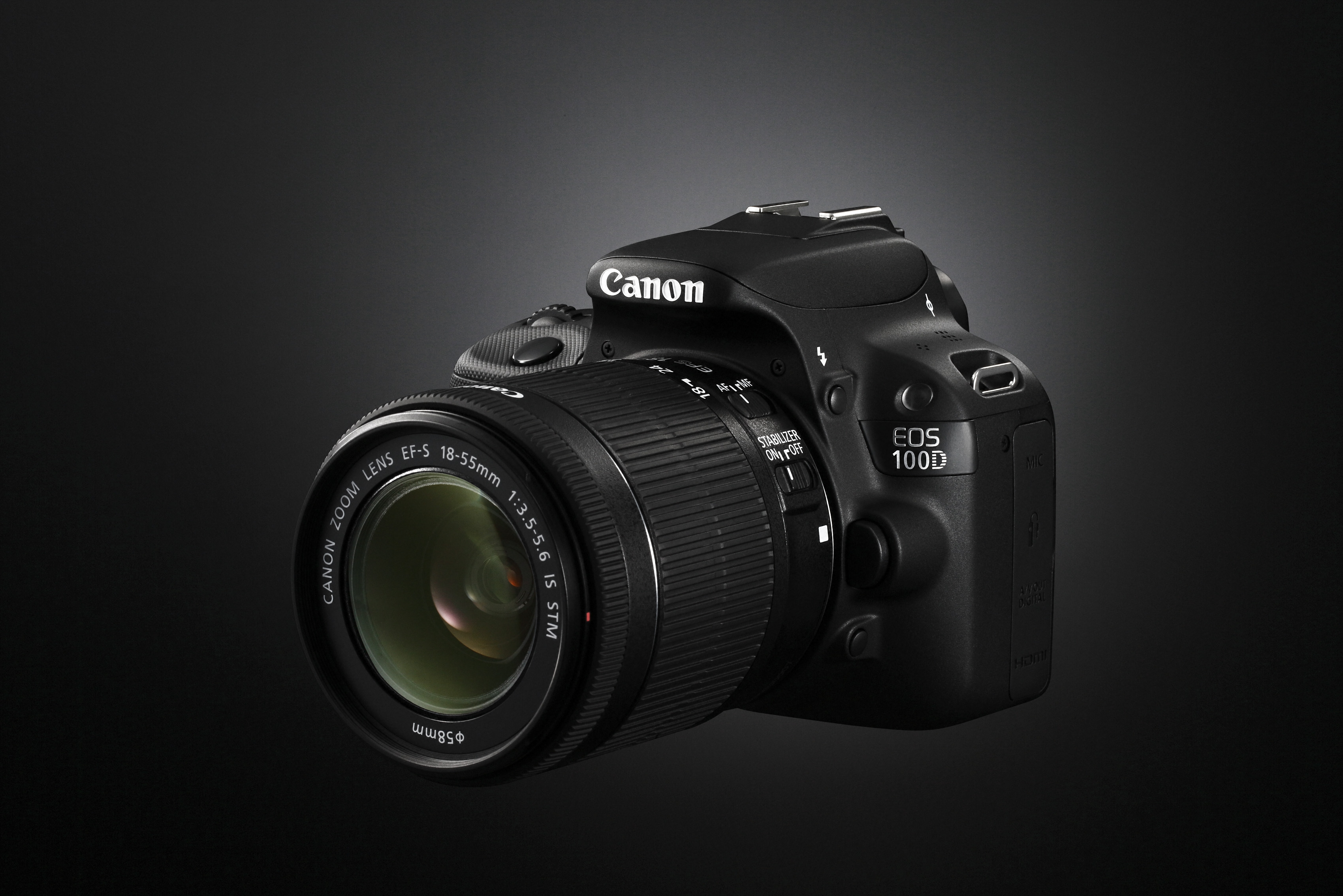 canon eos 100d   ef-s 18-55mm   ef 40mm 单反相机组(附带镜头) 18