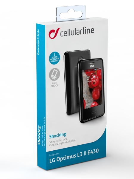 Cellularline SHCKLGL3IIBK mobile phone case Cover Black – image 2
