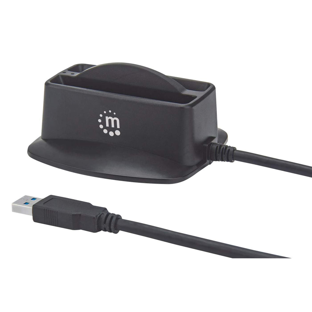 Manhattan 151955 storage drive docking station USB 3.2 Gen 1 (3.1 Gen 1) Type-A Black – image 2