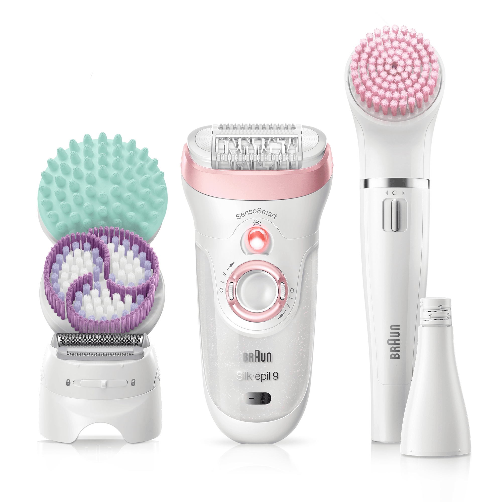 Braun Silk-épil 9 Silk-épil Beauty Set 9 9-995 Deluxe 9-in-1 Cordless Wet & Dry Hair Removal - Epilator, Shaver, Exfoliator, Cleansing Kit for Face & Body – image 2