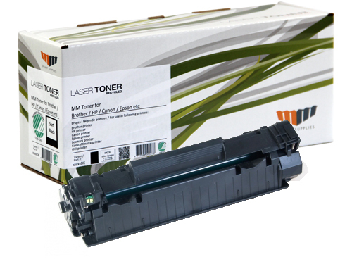 MM Black Laser Toner - HP 35A (CB435A) High capacity - For HP LaserJet
