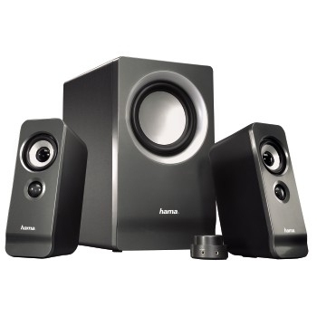 Hama Subwoofer-System “Q 1000” 2.1 speaker set 22 W Black 2.1 channels 1000 W image 3