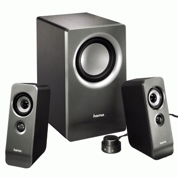 Hama Subwoofer-System “Q 1000” 2.1 speaker set 22 W Black 2.1 channels 1000 W image 2