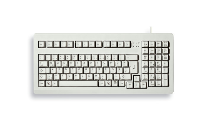 CHERRY MX1800 Tastatur Wired DE MX schwarz TKL 96% hellgrau Mäuse & Tastaturen