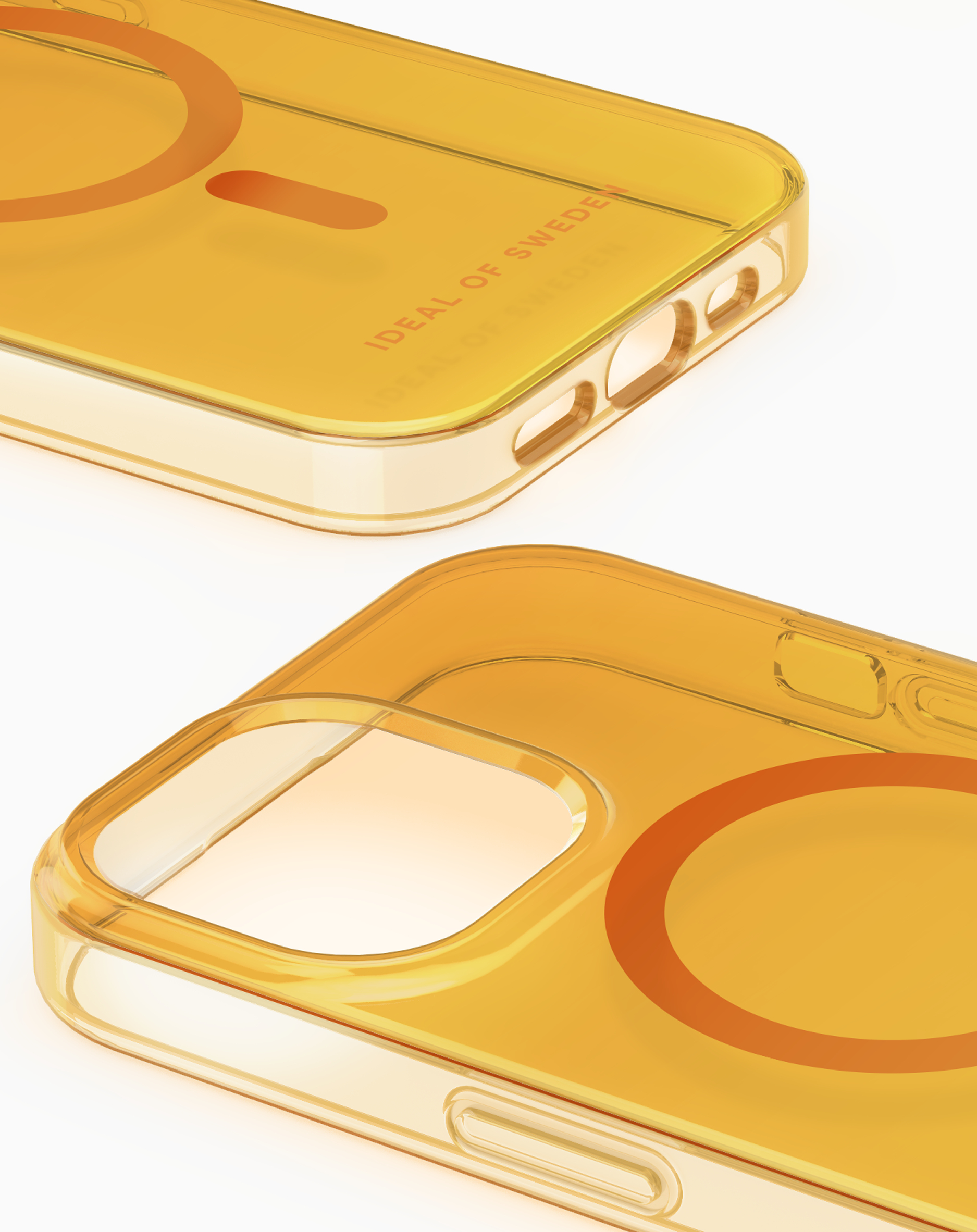 iDeal of Sweden Clear Case MagSafe iPhone 15 Plus Orange Spritz – image 3