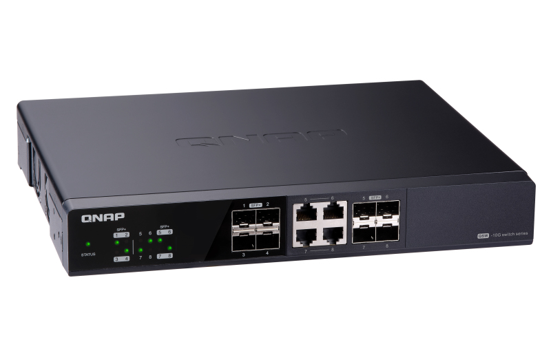 QNAP QSW-804-4C network switch Unmanaged Black – image 9