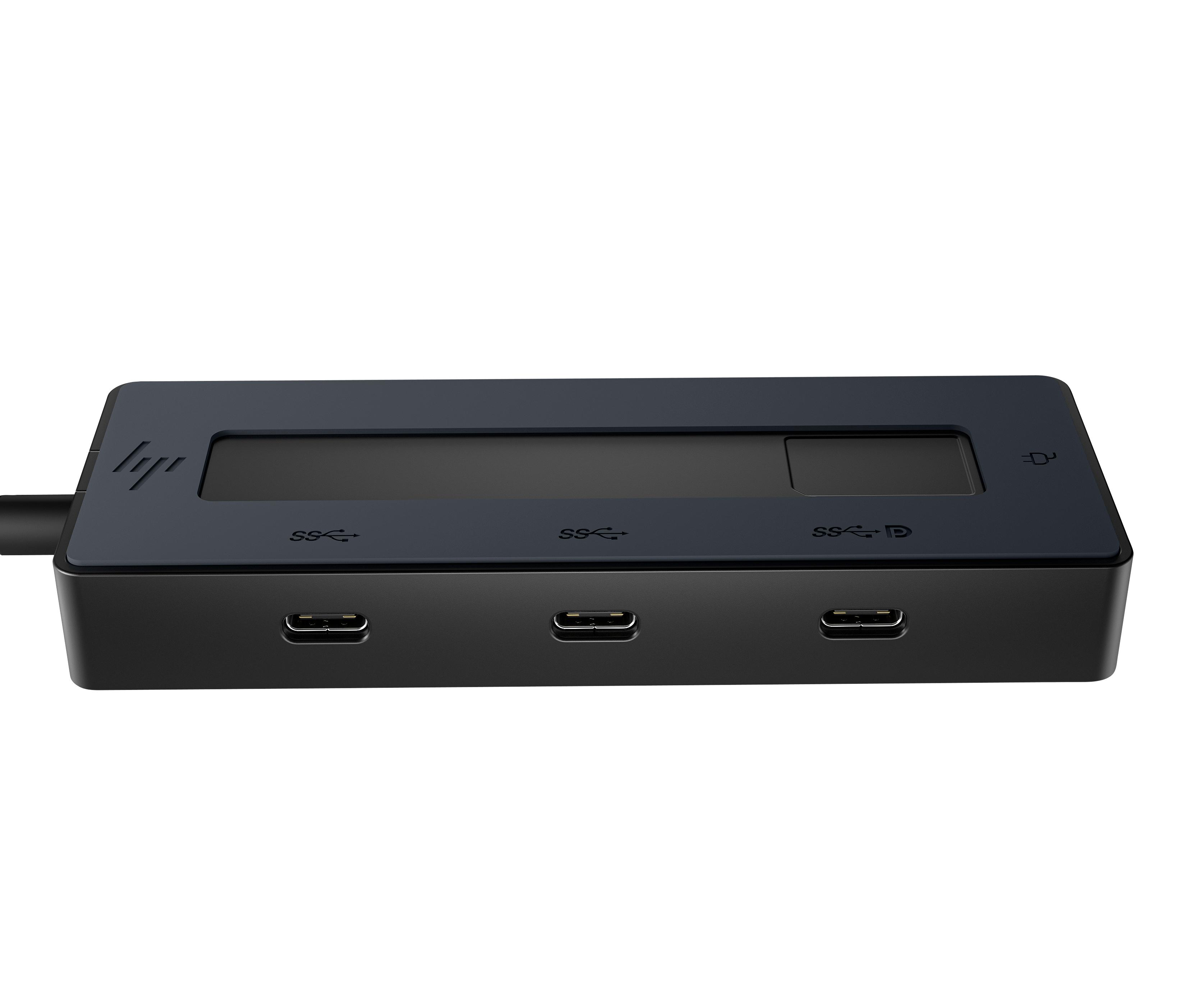 HP 4K USB-C Multiport Hub USB Type-C 10000 Mbit/s Black